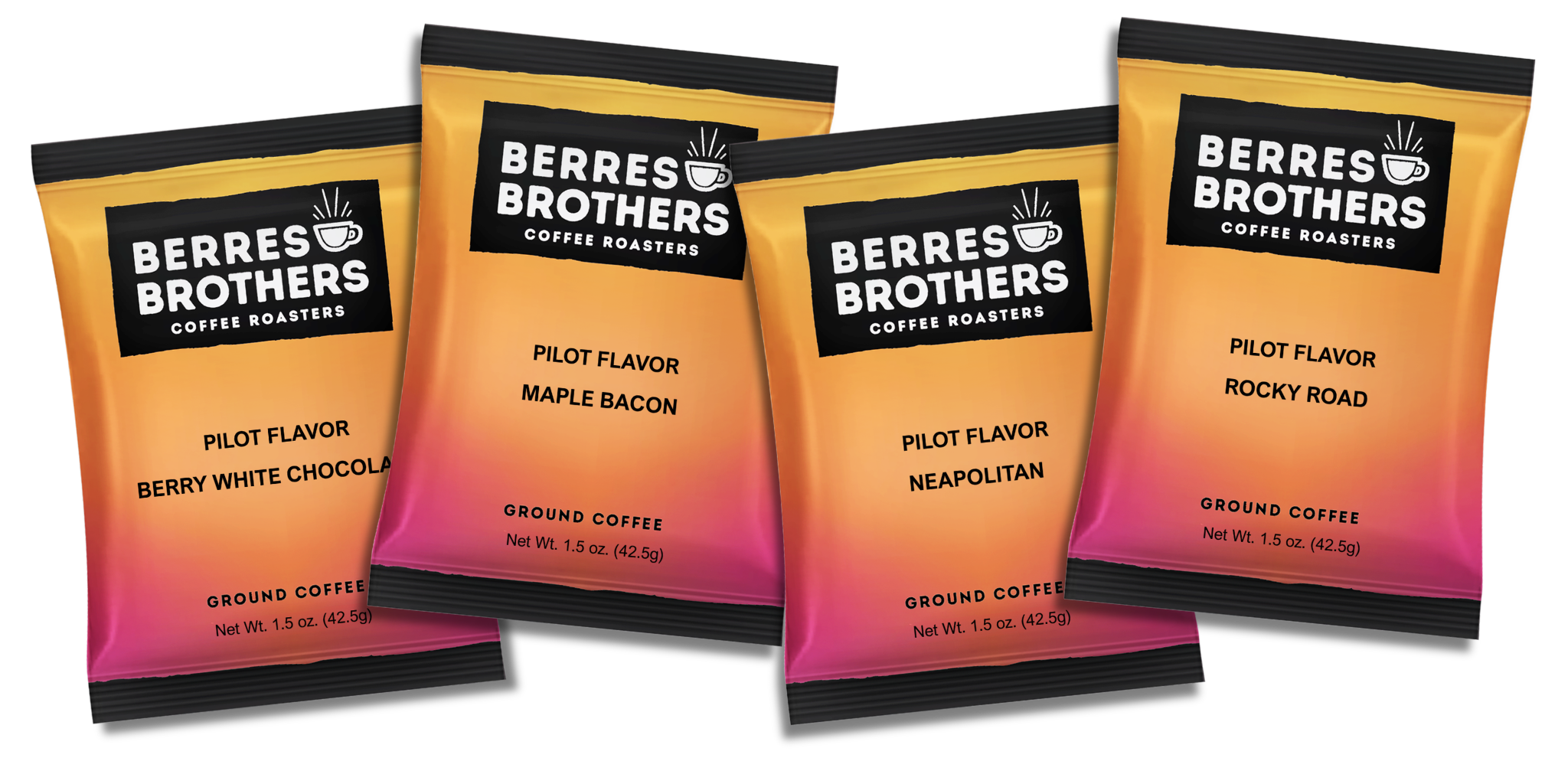 1.5 oz. Pilot Flavor Four Pack Coffee Sampler #2-2026