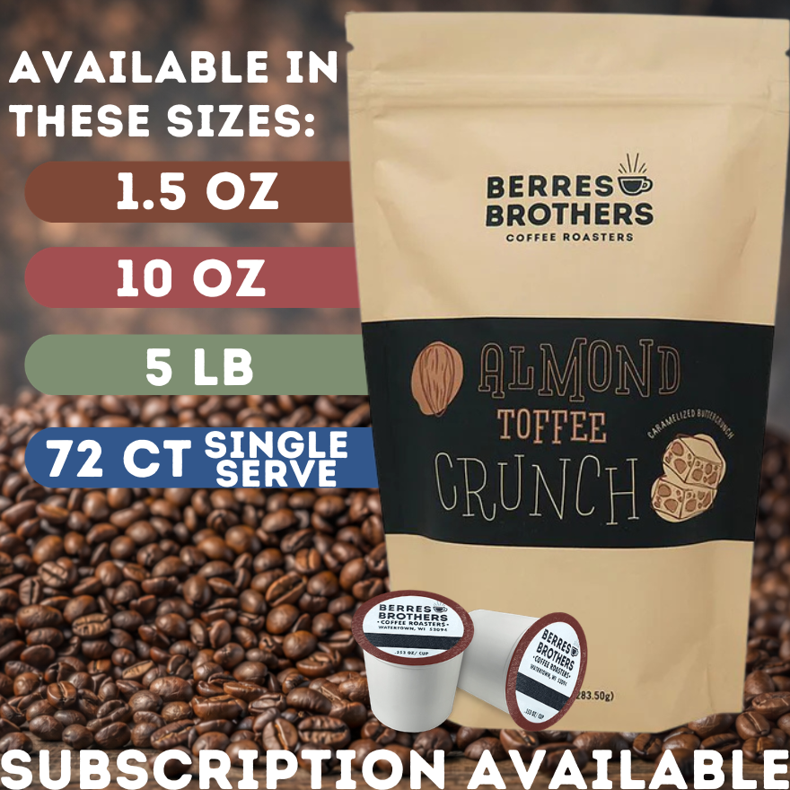 Almond Toffee Crunch Flavored Coffee
