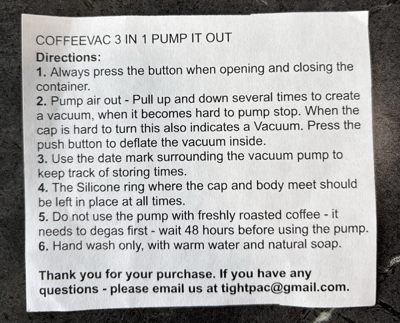 1 lb Airtight Coffee Storage Container