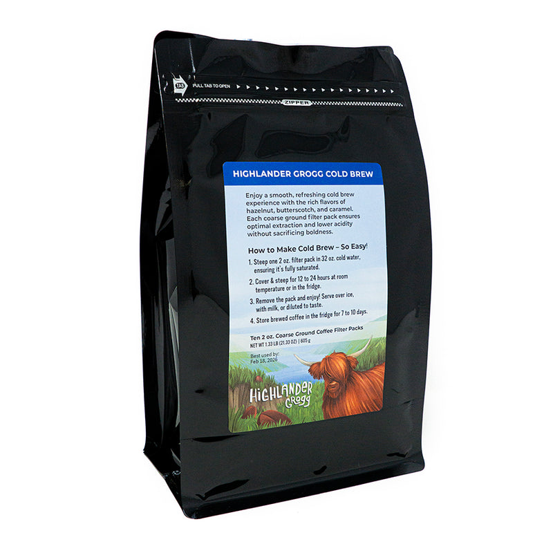 Highlander Grogg Cold Brew Ten 2 oz Filter Packs