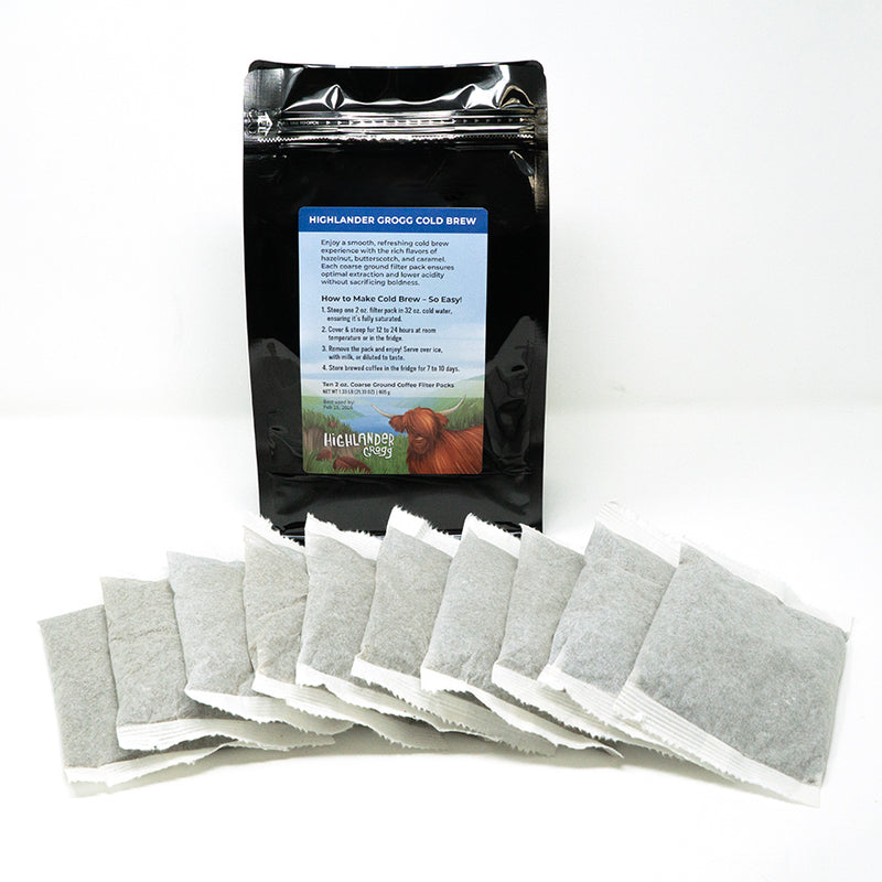 Highlander Grogg Cold Brew Ten 2 oz Filter Packs