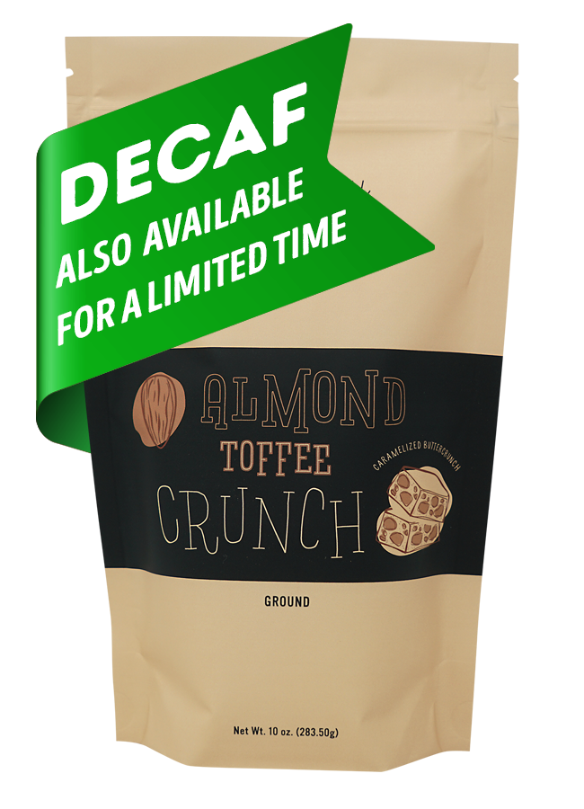 Almond Toffee Crunch Flavored Coffee