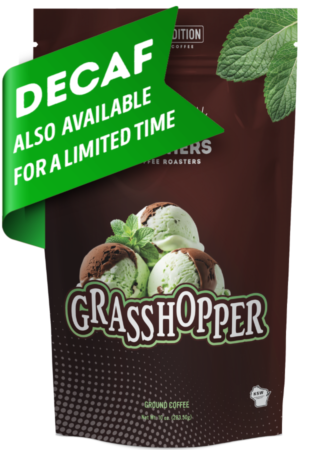Limited Edition Grasshopper Flavored Coffee